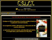 Tablet Screenshot of elsolecito.com